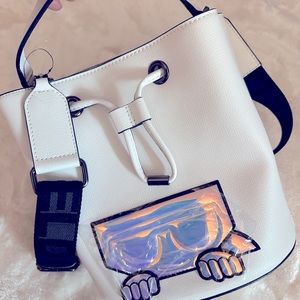 Karl Lagerfeld MaybelleLogo strap crossbody purse